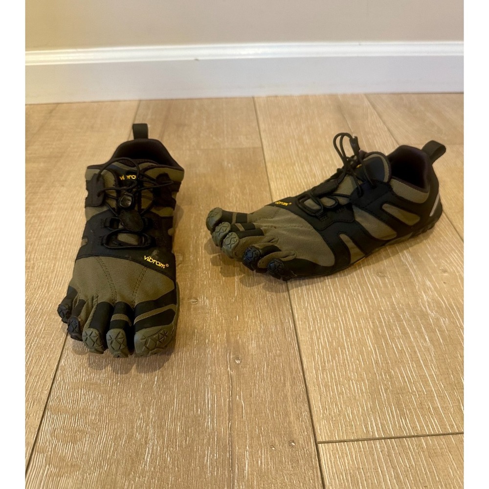 Vibram FiveFingers Woman V-Trail 2.0 IVY/BLACK Barefoot Running Shoes 8.5-9 $169